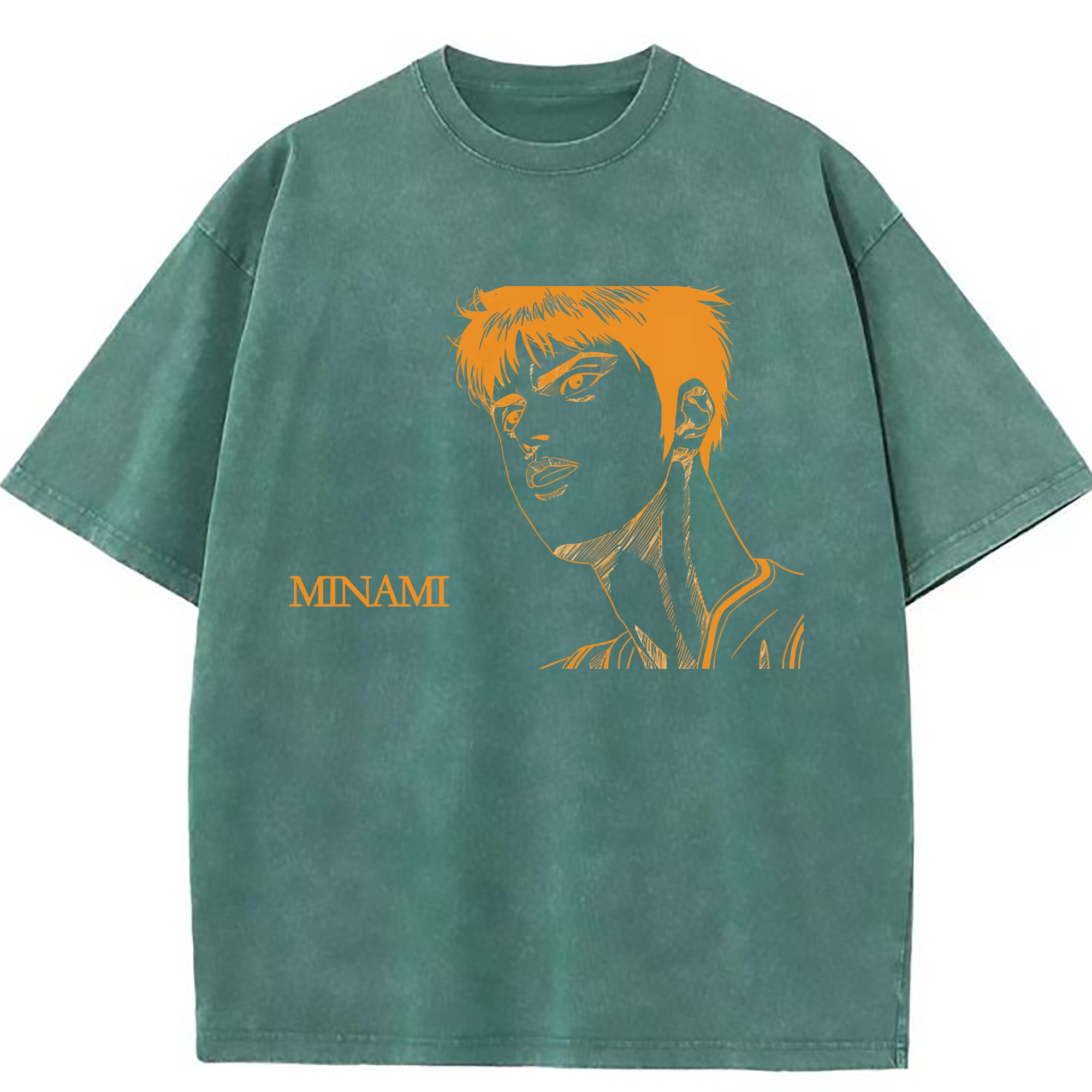 （画像用） SLAM DUNK／スラムダンク 綿100% ヴィンテージ風 半袖Tシャツ（フロントプリント）